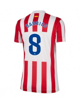 Billige Atletico Madrid Pablo Barrios #8 Hjemmedrakt Dame 2025-26 Kortermet